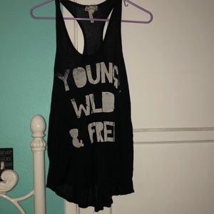 Young, Wild, & Free Razorback tank